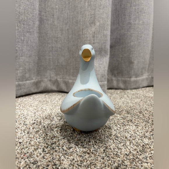 Vintage Cottage Core PartyLite P9178 Blue Duck Tealight Candle Holder - Picture 3 of 12